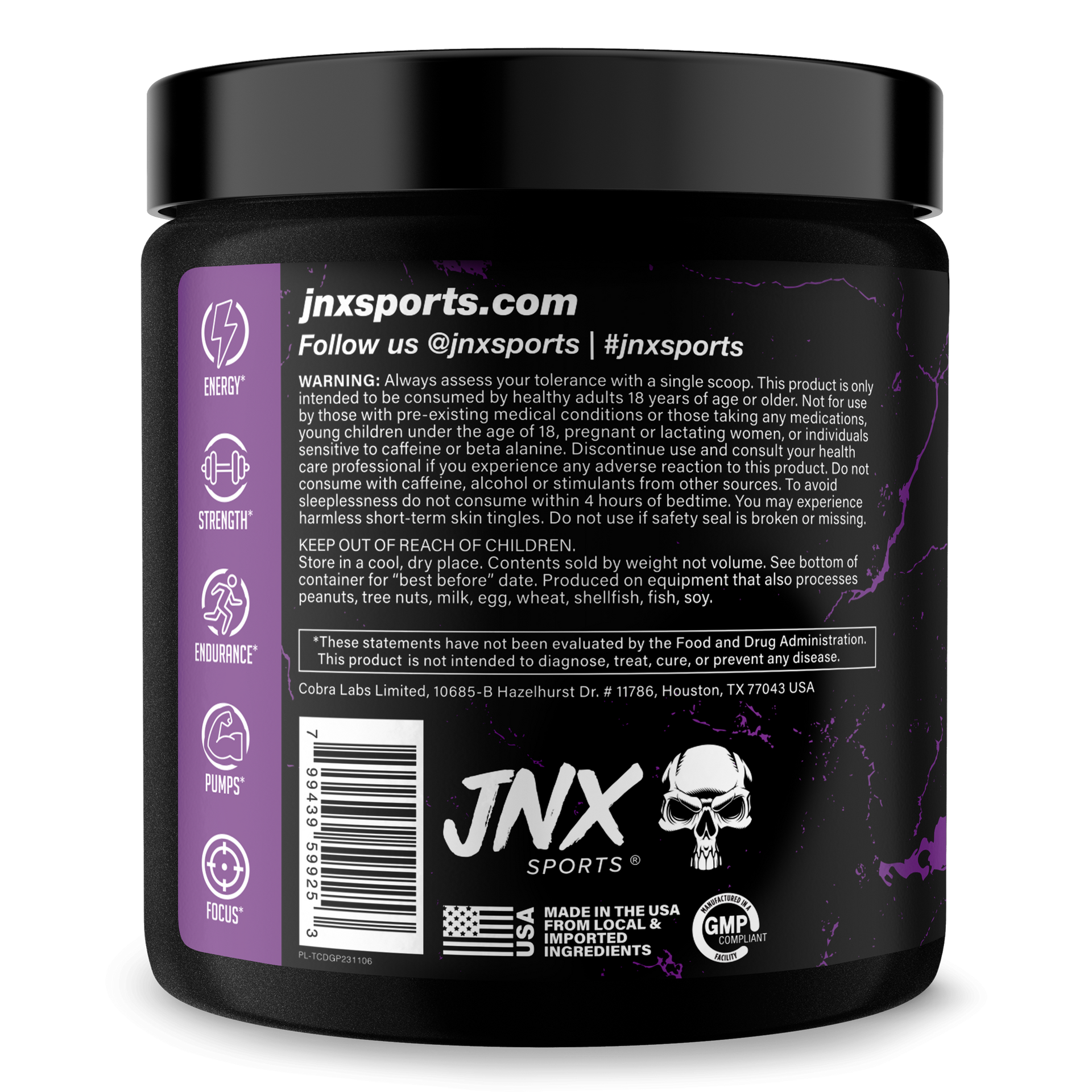 Pre Workout Energy Focus Performance Gym Supplement