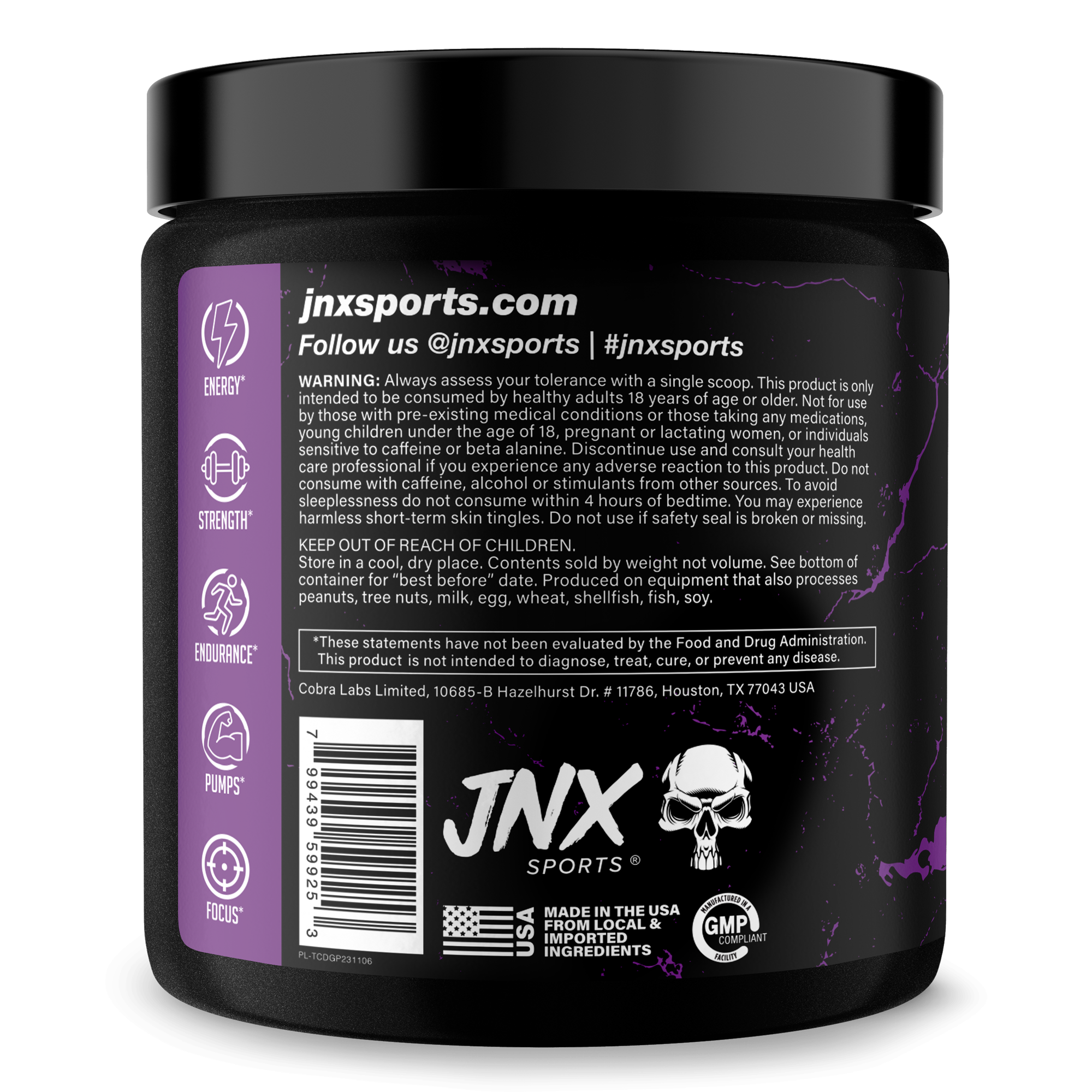 Pre Workout Energy Focus Performance Gym Supplement