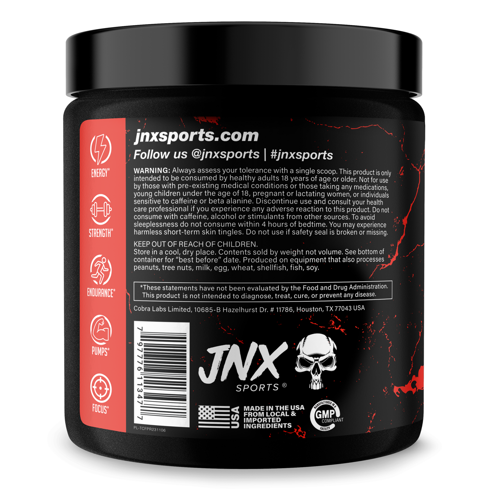 Pre Workout Energy Focus Performance Gym Supplement