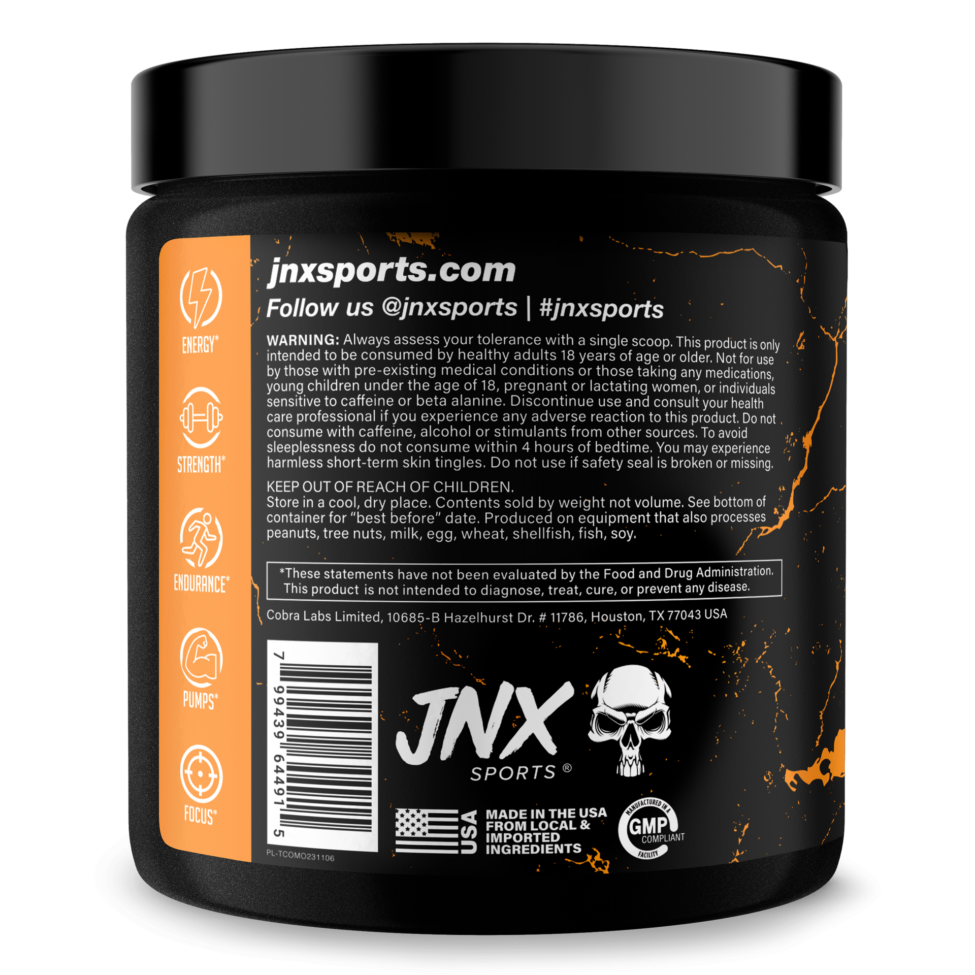 Pre Workout Energy Focus Performance Gym Supplement
