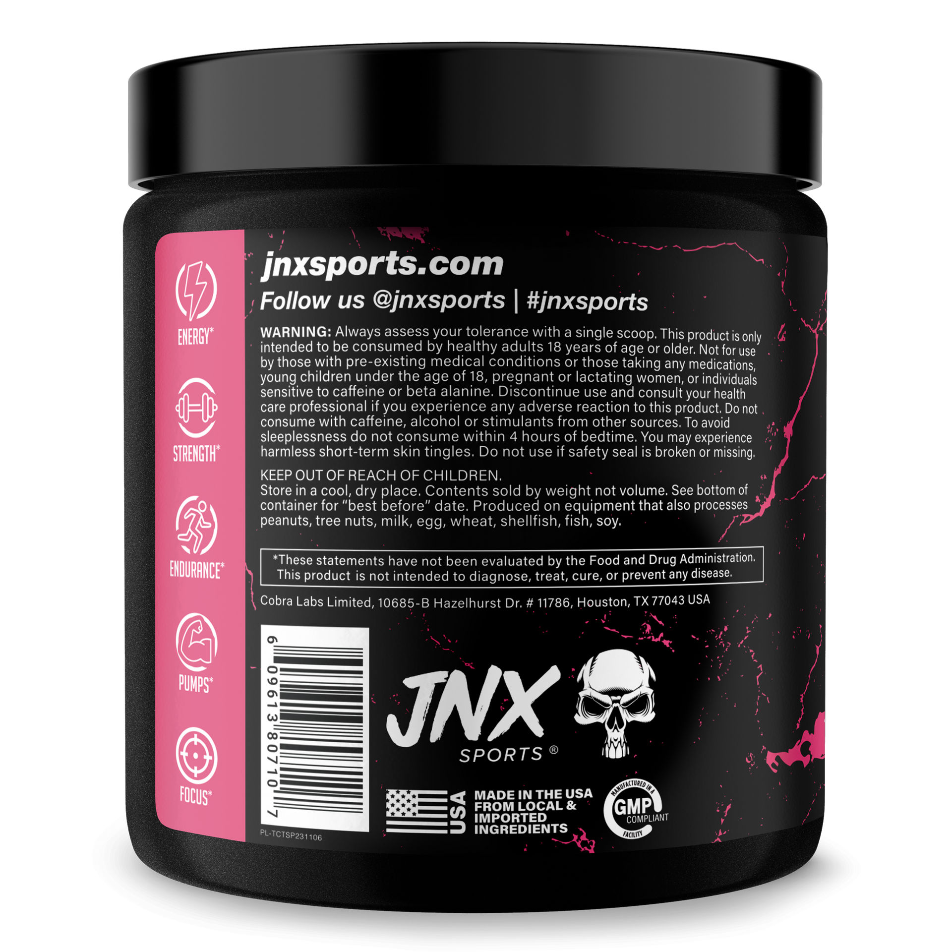 Pre Workout Energy Focus Performance Gym Supplement