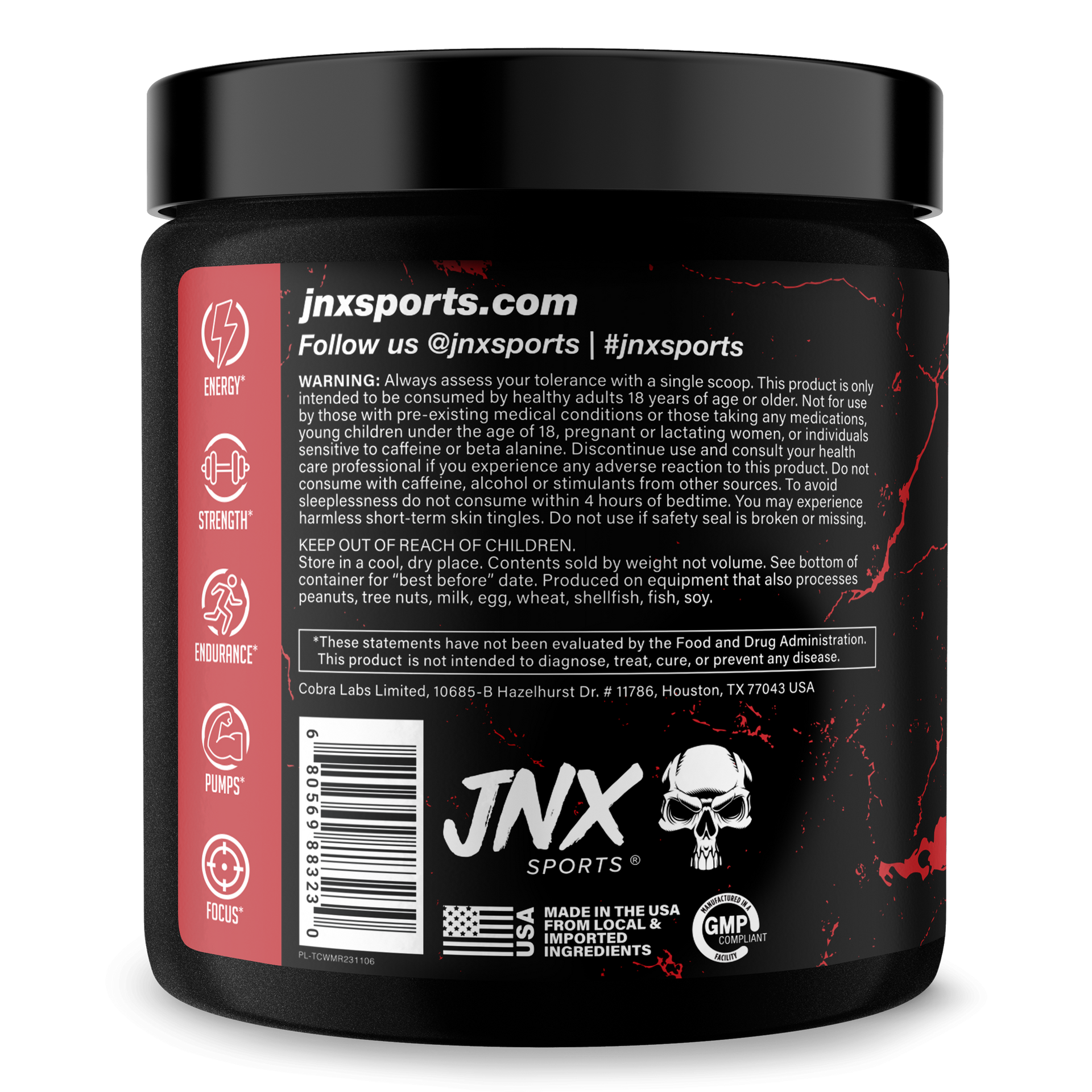 Pre Workout Energy Focus Performance Gym Supplement