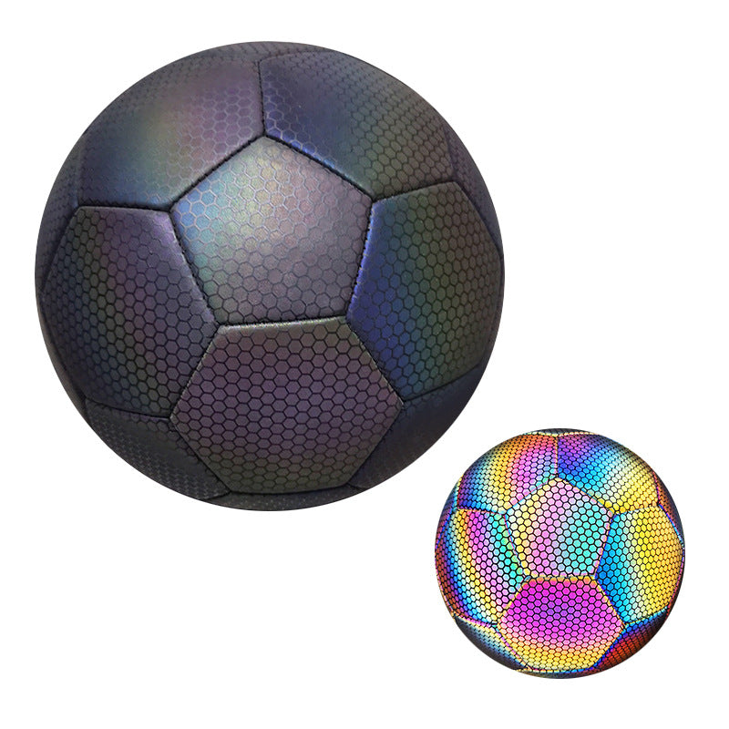 Reflective Soccer Ball Match Training Size 5 Football