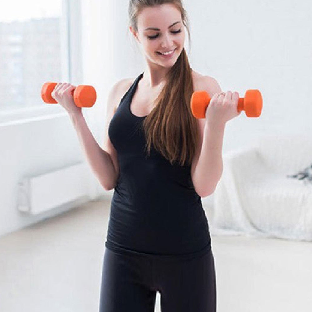 Hexagonal Dumbbells Set Home Fitness Arm Slimming Training Equipment