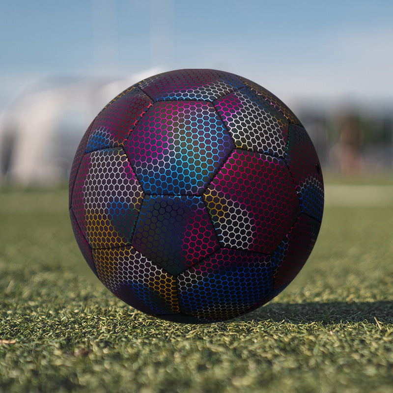 Reflective Soccer Ball Match Training Size 5 Football