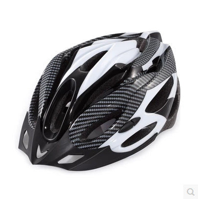 Carbon Skull Bicycle Helmet Mountain Bike Riding Safety Protective Gear