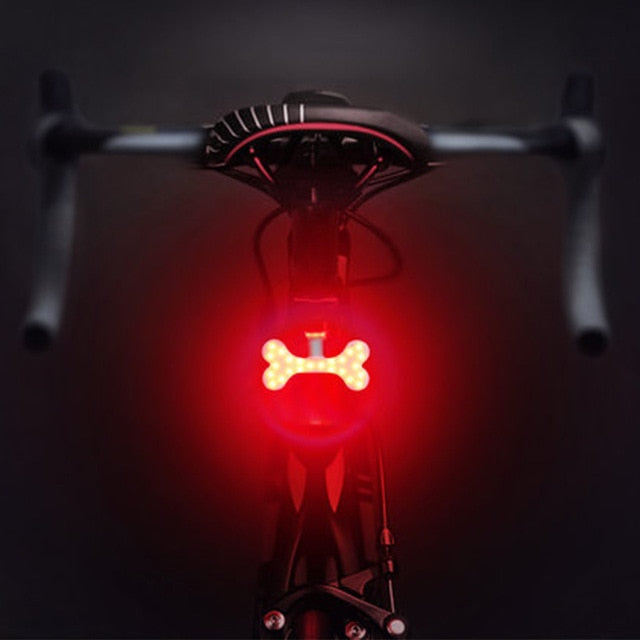 USB Rechargeable Bicycle Rear Light Multi Mode LED Bike Tail Light
