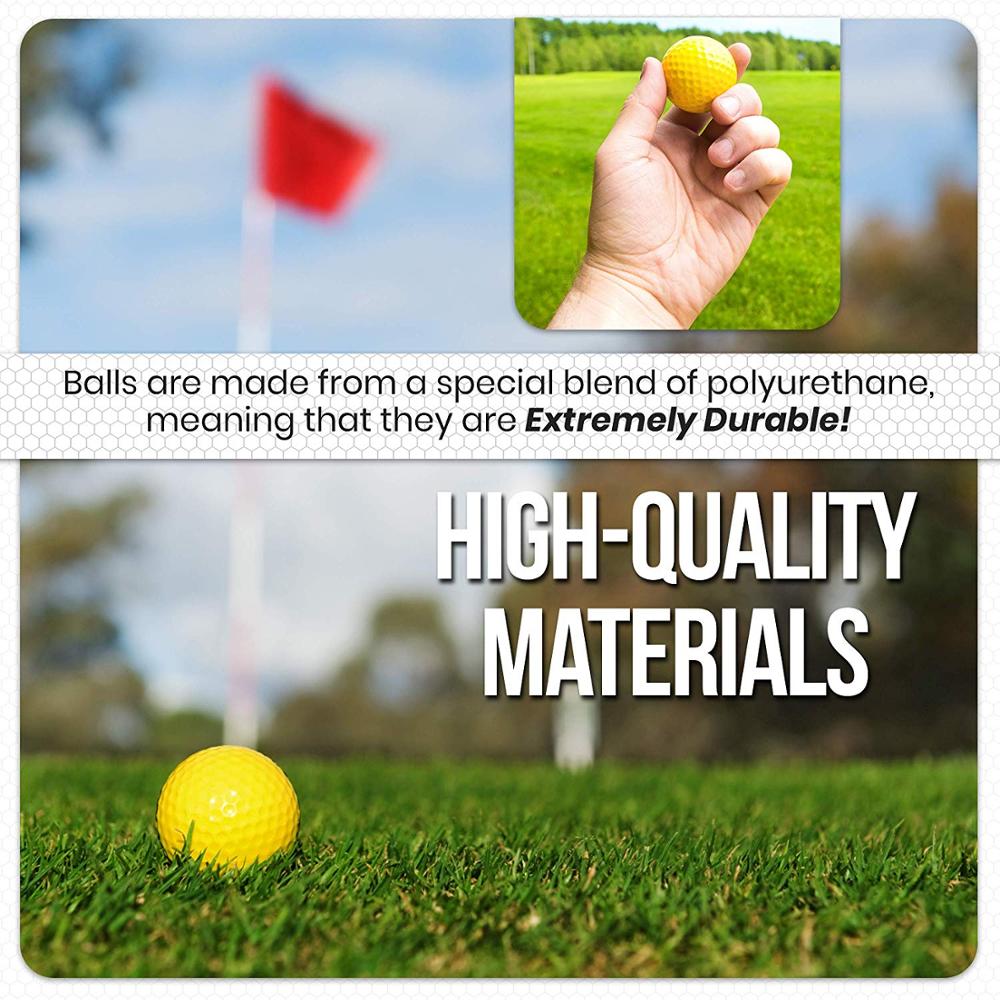 12Pcs Foam Golf Practice Balls Training Indoor Outdoor Swing Set