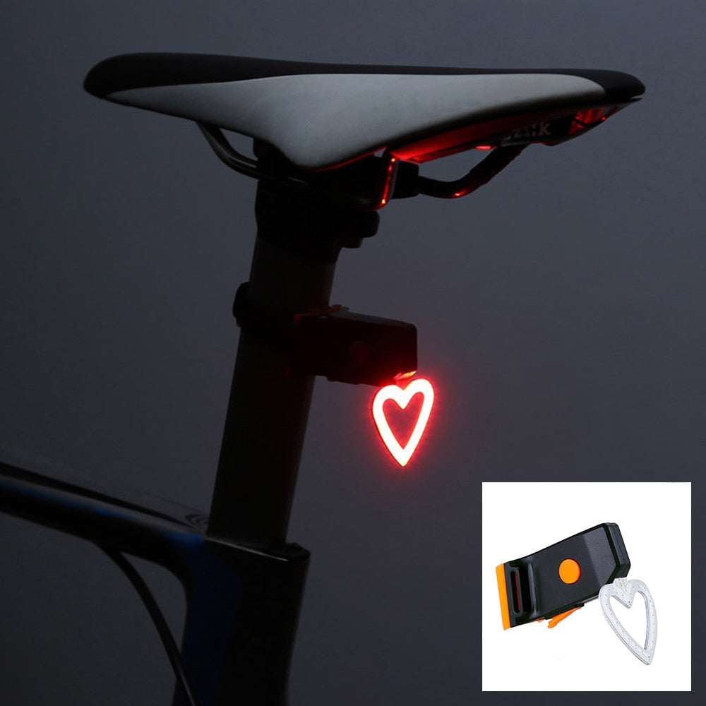 USB Rechargeable Bicycle Rear Light Multi Mode LED Bike Tail Light
