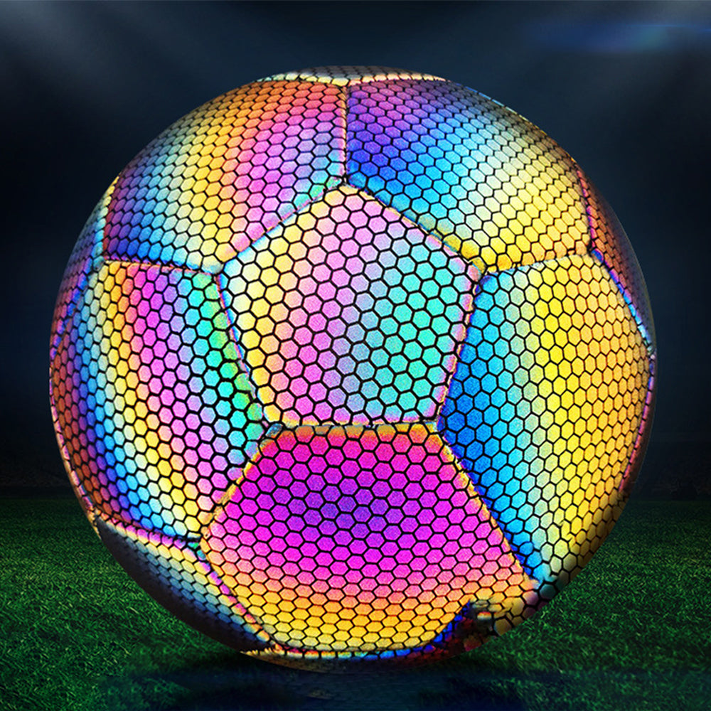 Reflective Soccer Ball Match Training Size 5 Football