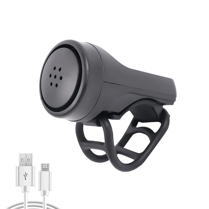 USB Rechargeable Electric Bicycle Bell Waterproof MTB Safety Horn