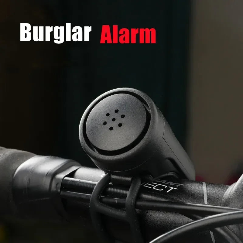 USB Rechargeable Electric Bicycle Bell Waterproof MTB Safety Horn