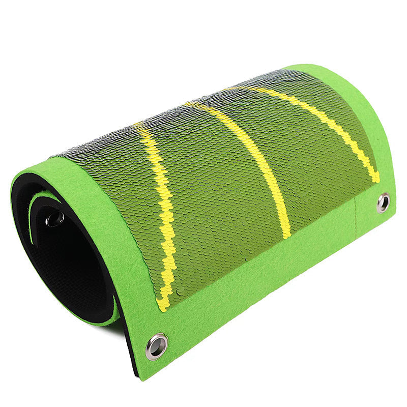 Golf Training Mat Swing Practice Batting Track Directional Trace Mat