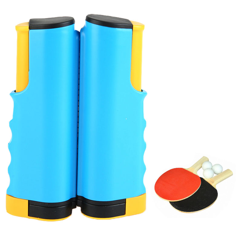 Portable Table Tennis Set Retractable Net 1.7M Training Workout Kit