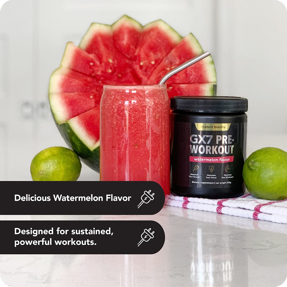 Watermelon Pre Workout Energy Focus Performance Training Supplement