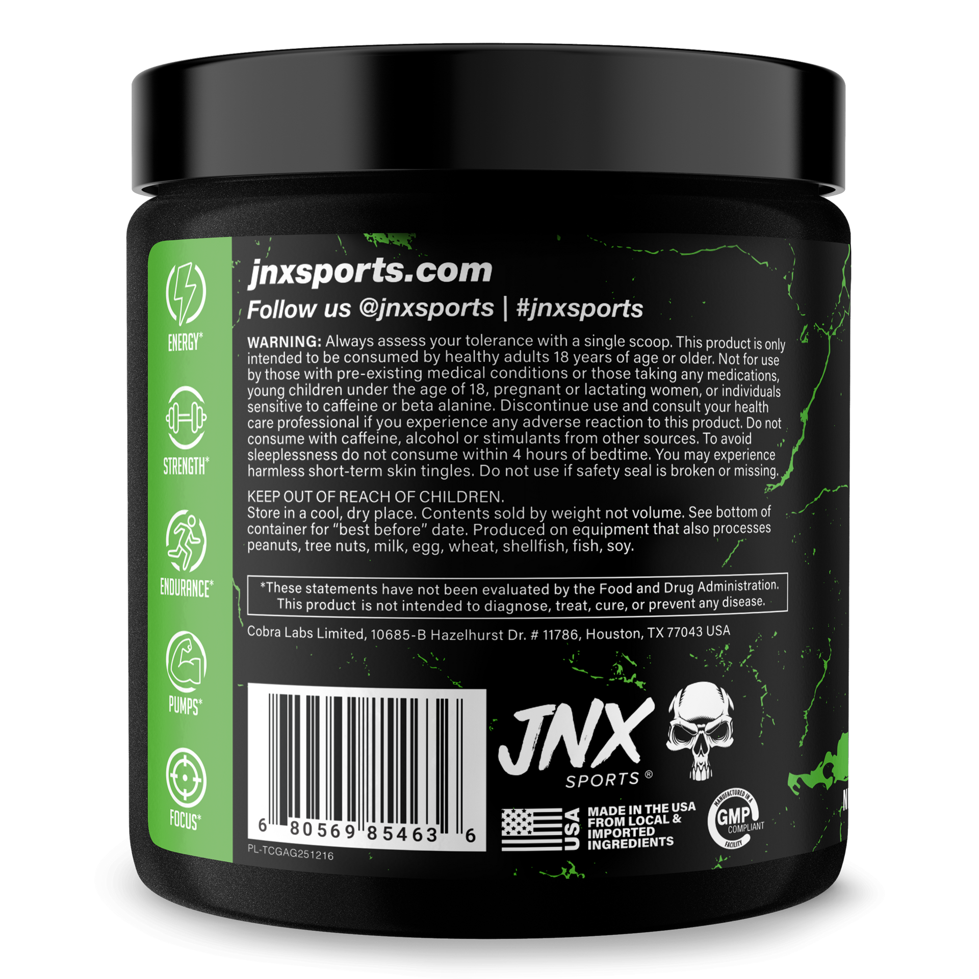 Pre Workout Energy Focus Performance Gym Supplement