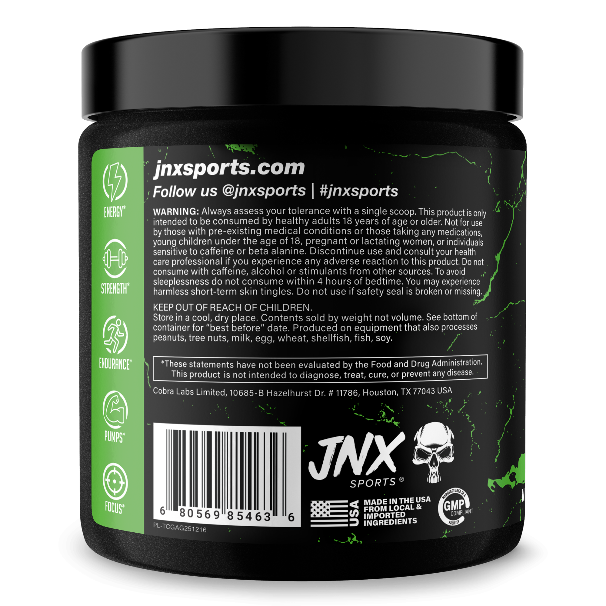 Pre Workout Energy Focus Performance Gym Supplement