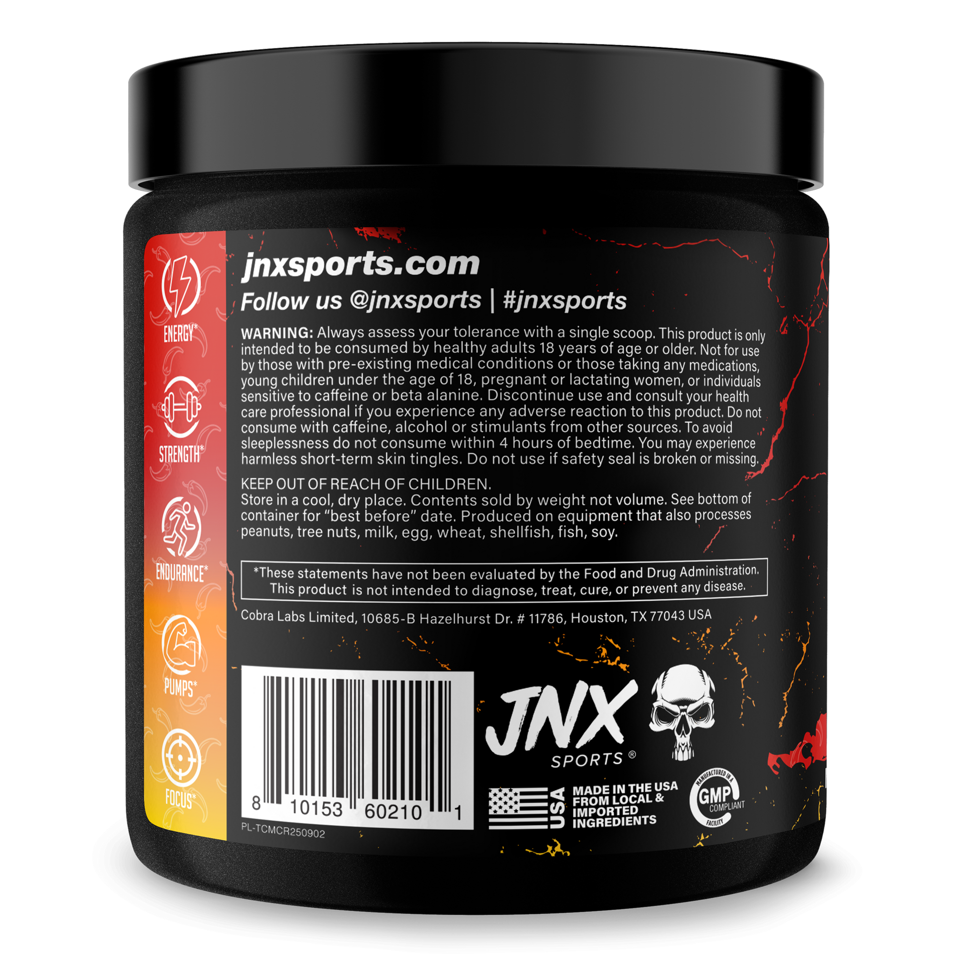 Pre Workout Energy Focus Performance Gym Supplement