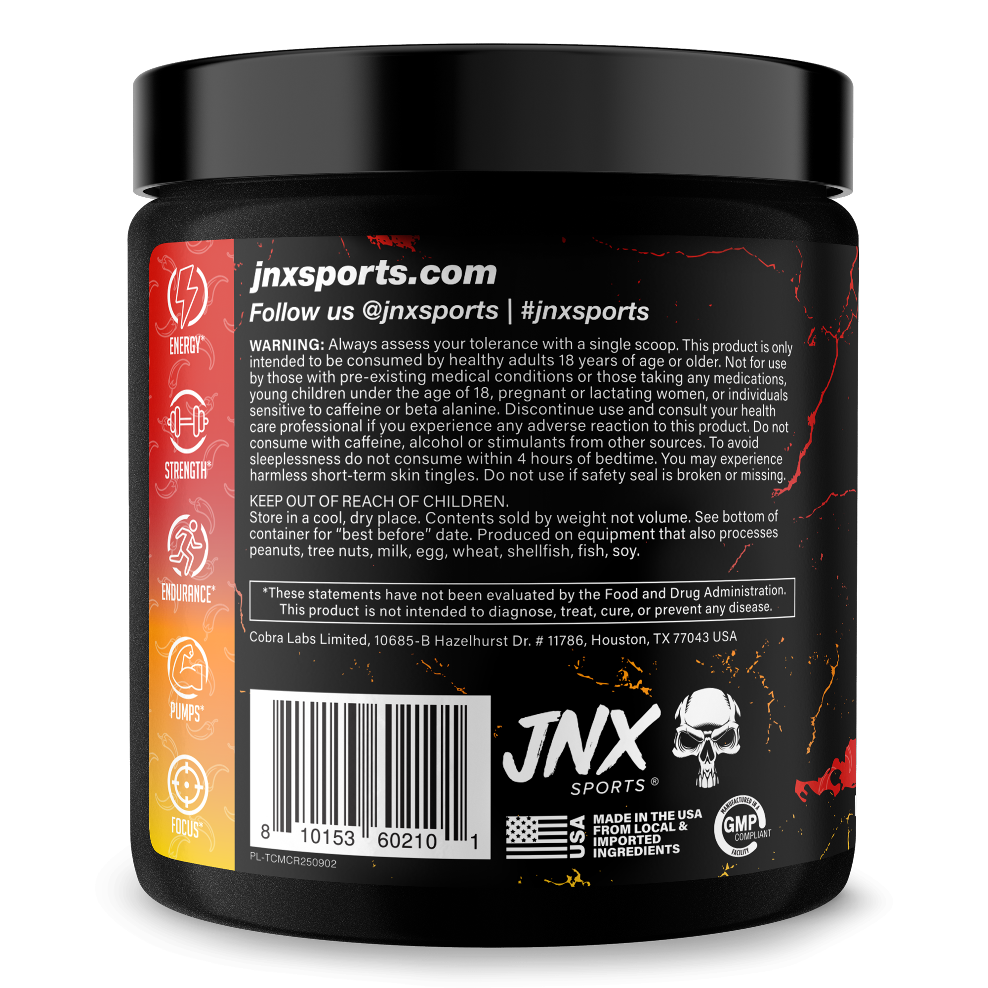 Pre Workout Energy Focus Performance Gym Supplement