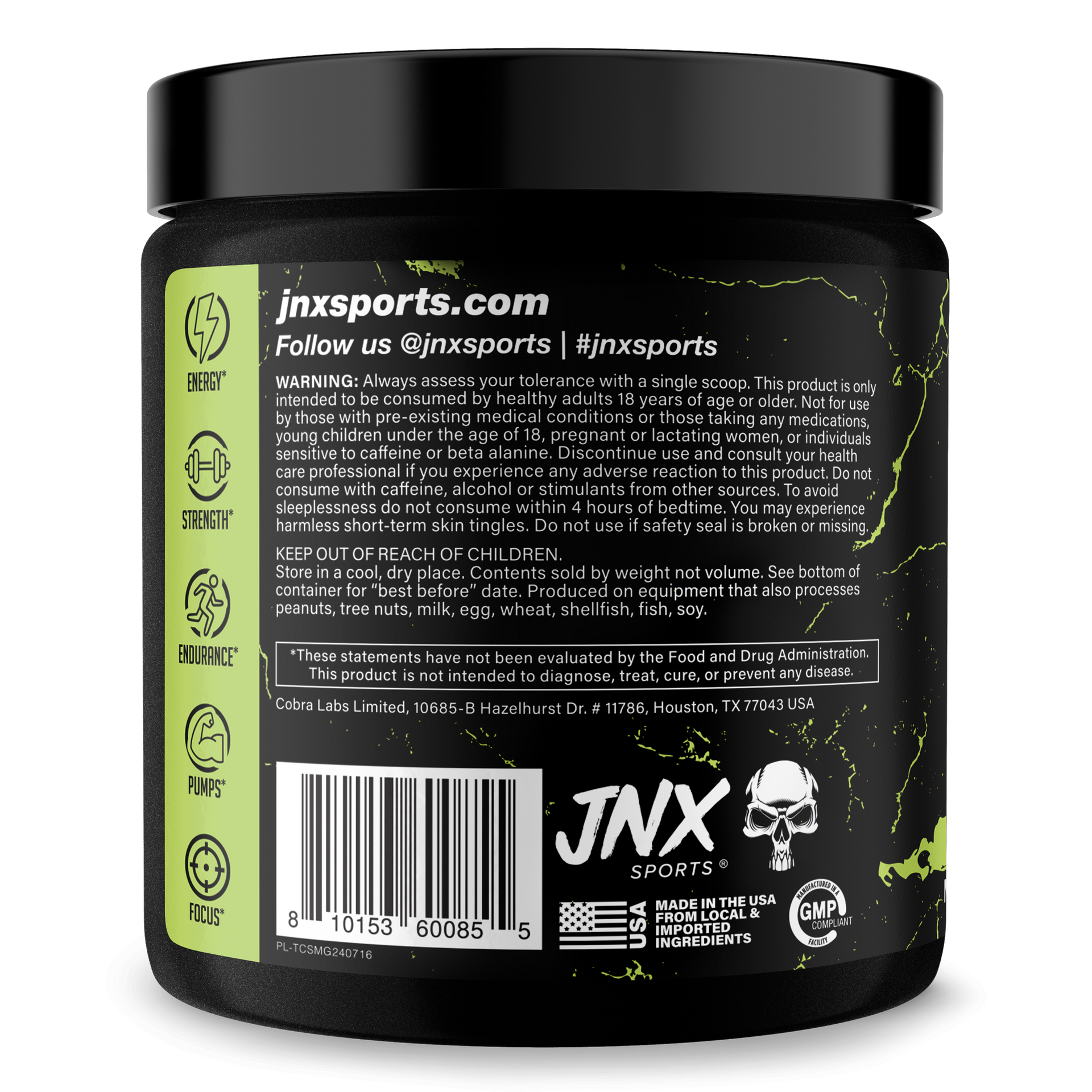 Pre Workout Energy Focus Performance Gym Supplement