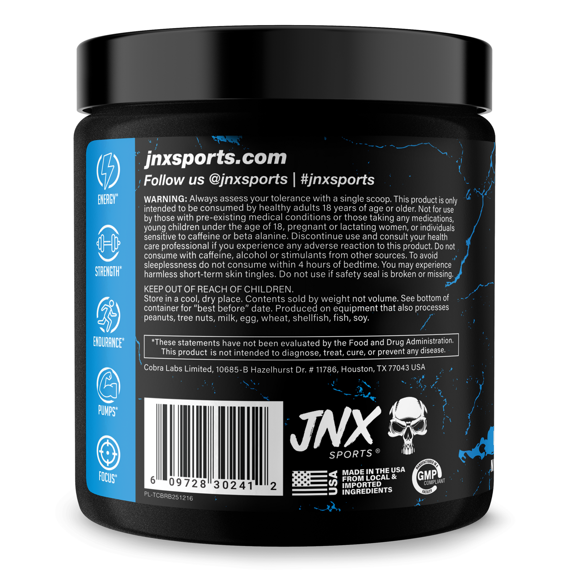 Pre Workout Energy Focus Performance Gym Supplement