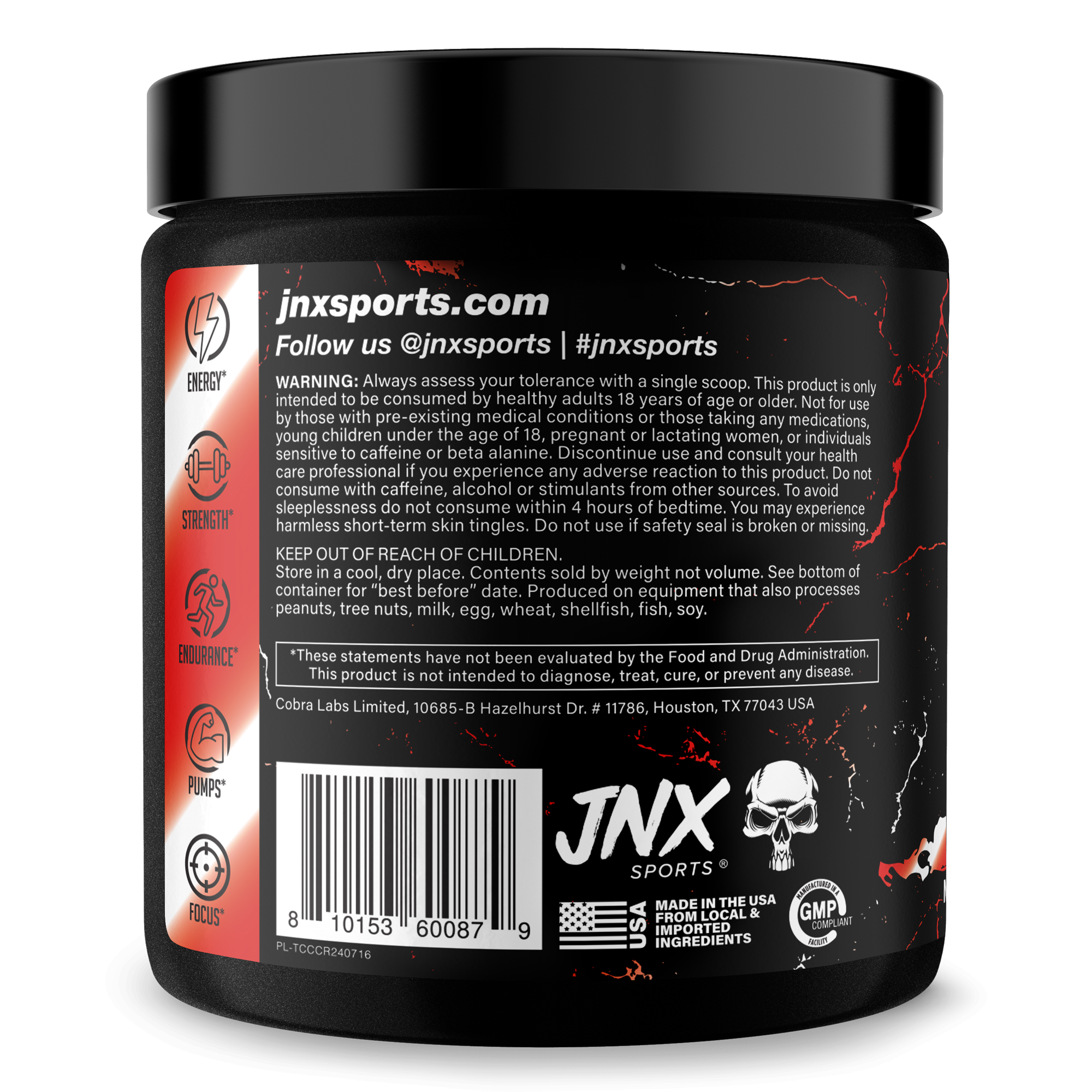 Pre Workout Energy Focus Performance Gym Supplement