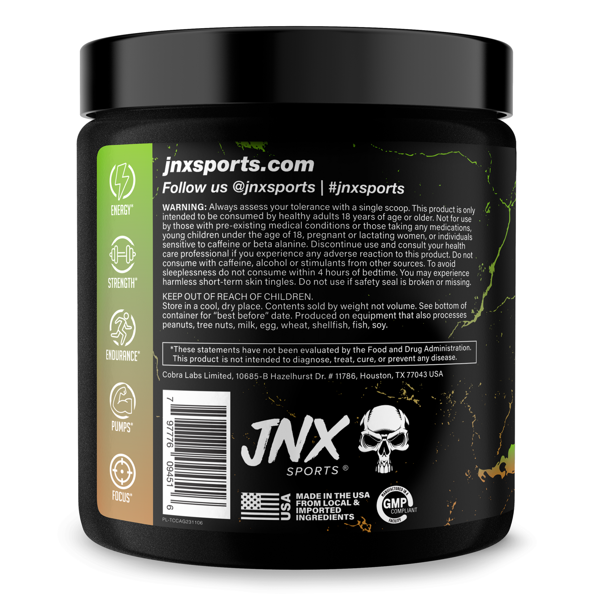 Pre Workout Energy Focus Performance Gym Supplement