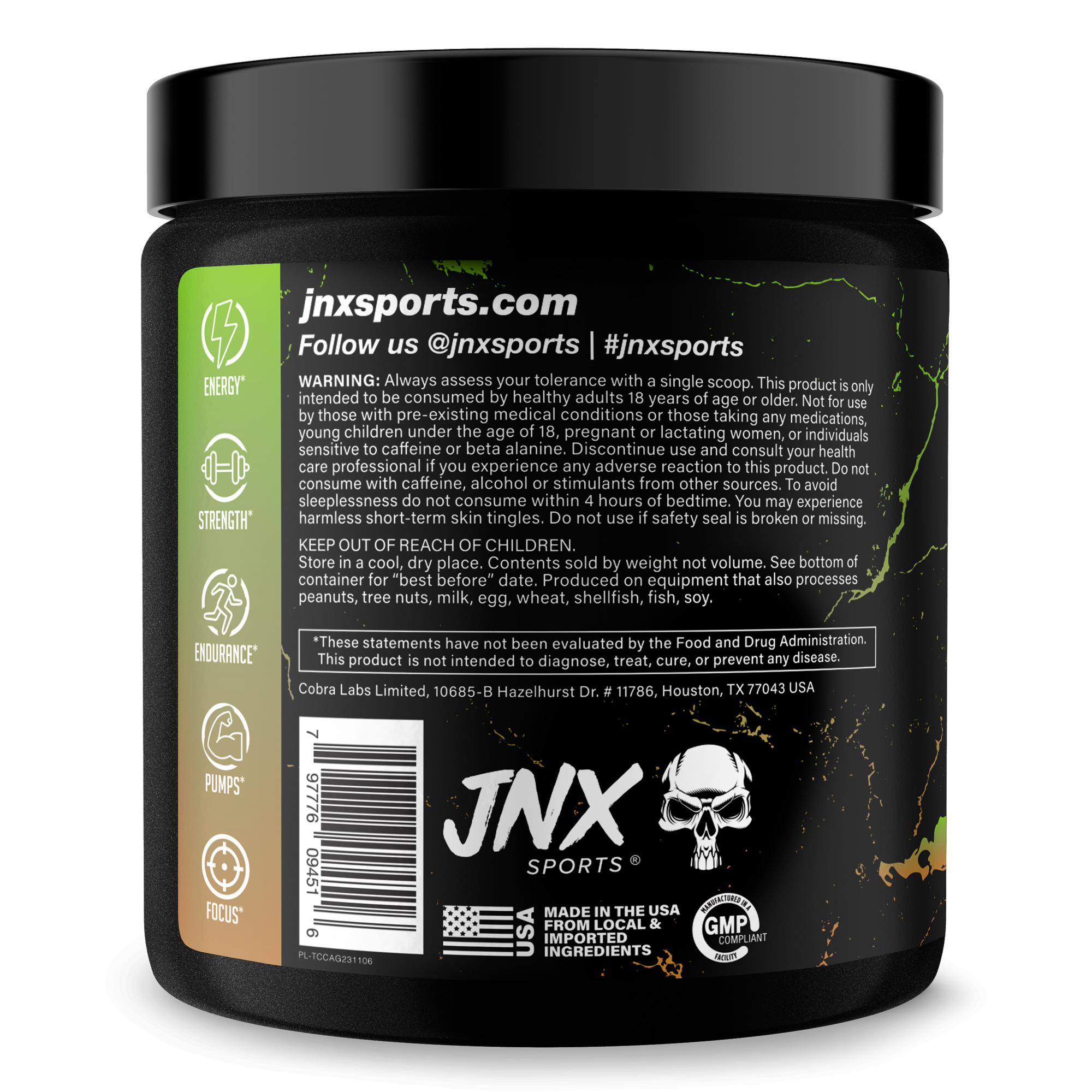 Pre Workout Energy Focus Performance Gym Supplement