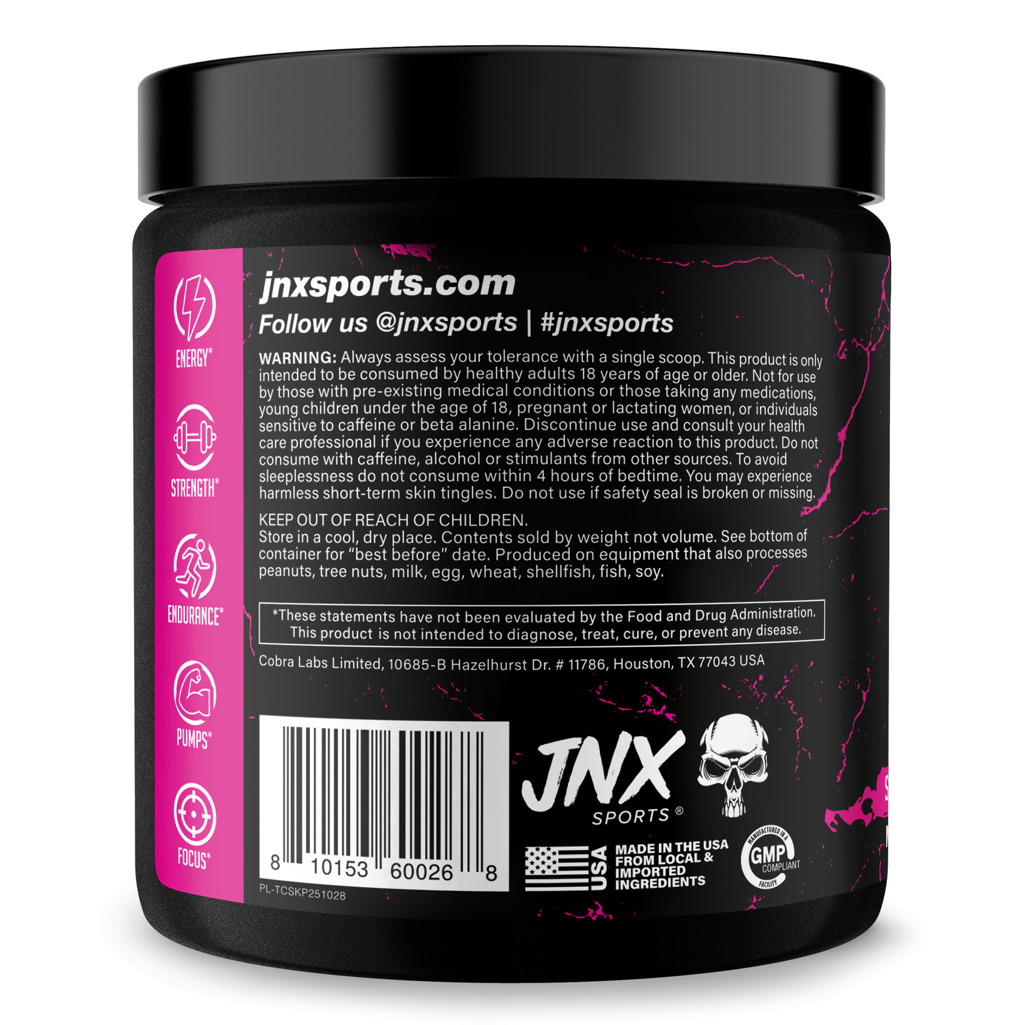 Pre Workout Energy Focus Performance Gym Supplement