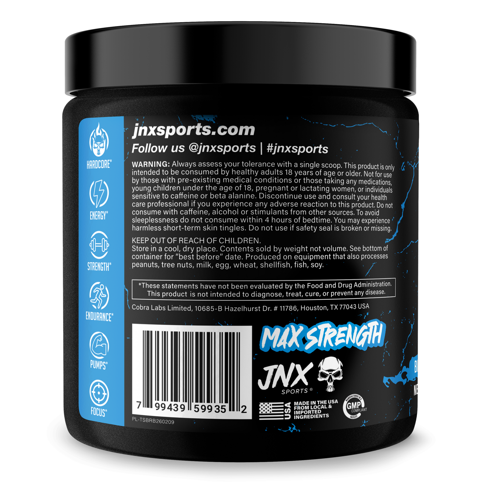 Pre Workout Energy Focus Gym Performance Supplement