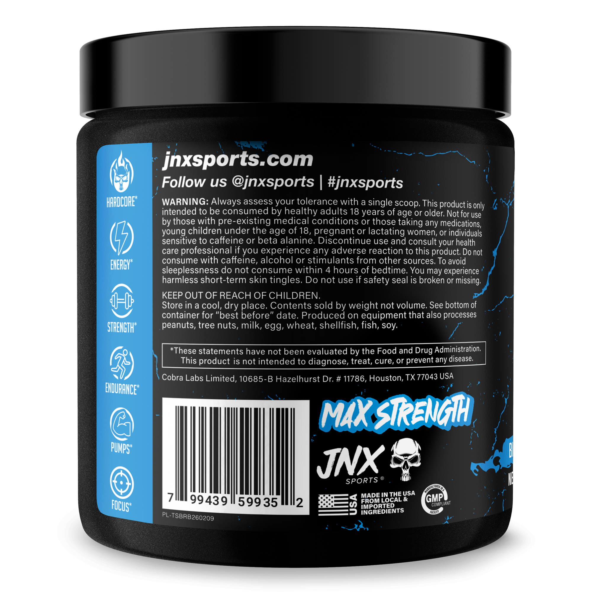 Pre Workout Energy Focus Gym Performance Supplement
