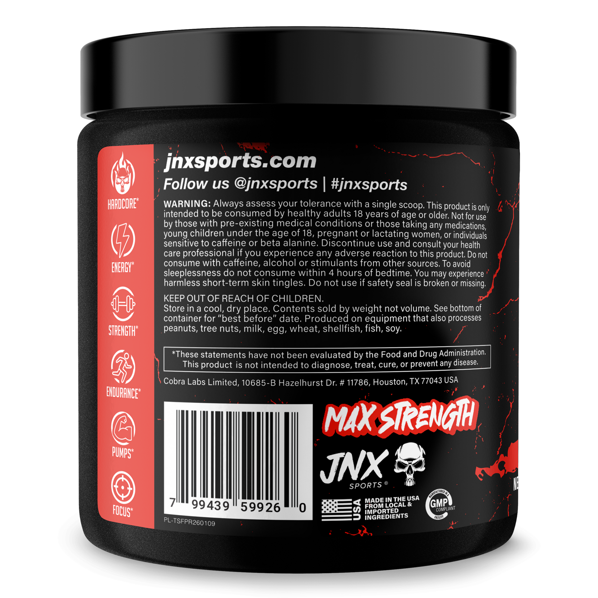 Pre Workout Energy Focus Gym Performance Supplement
