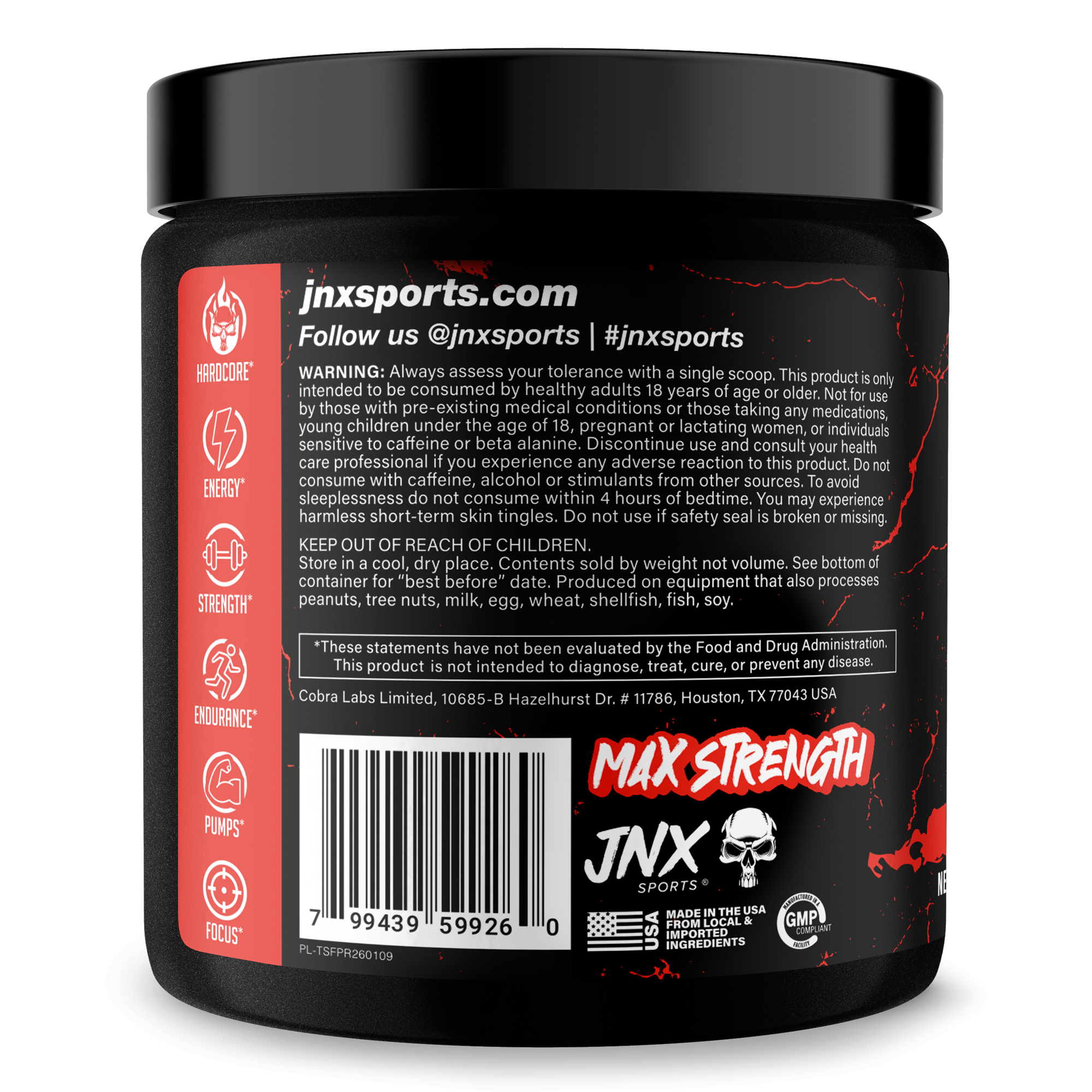 Pre Workout Energy Focus Gym Performance Supplement