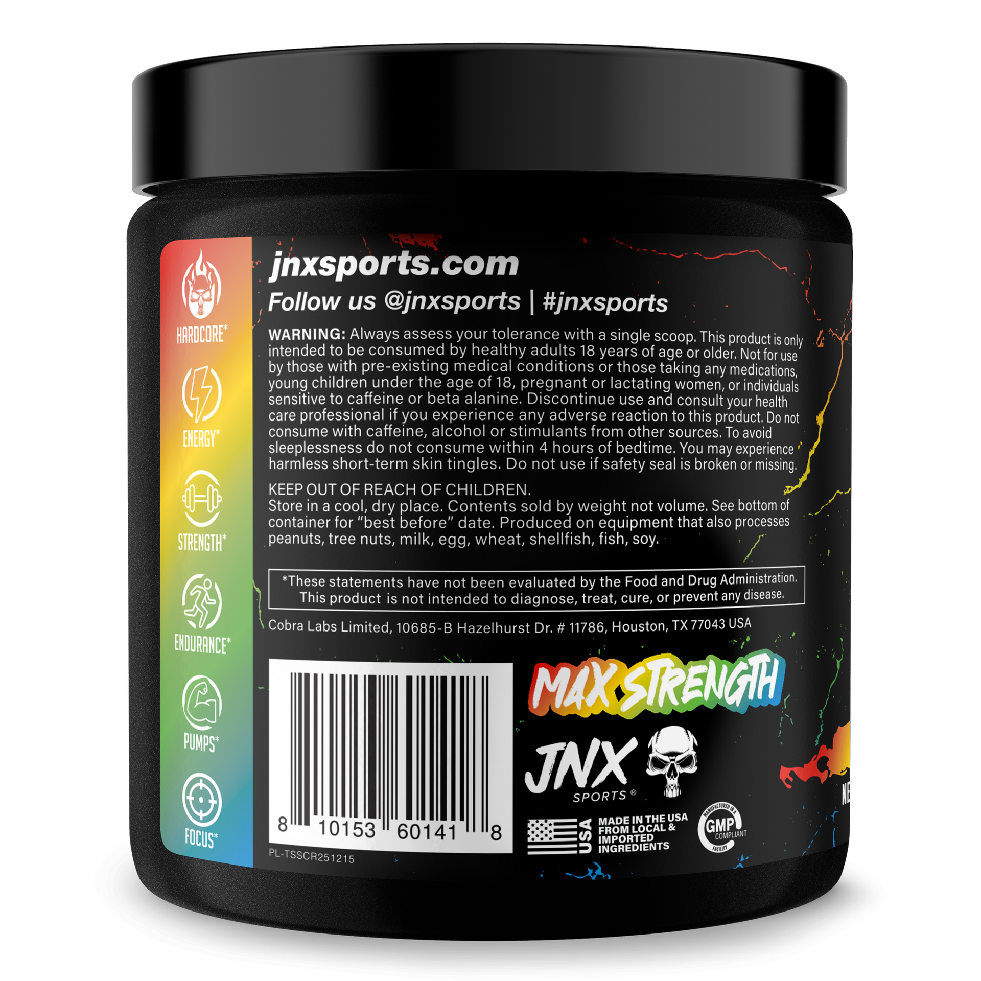 Pre Workout Energy Focus Gym Performance Supplement