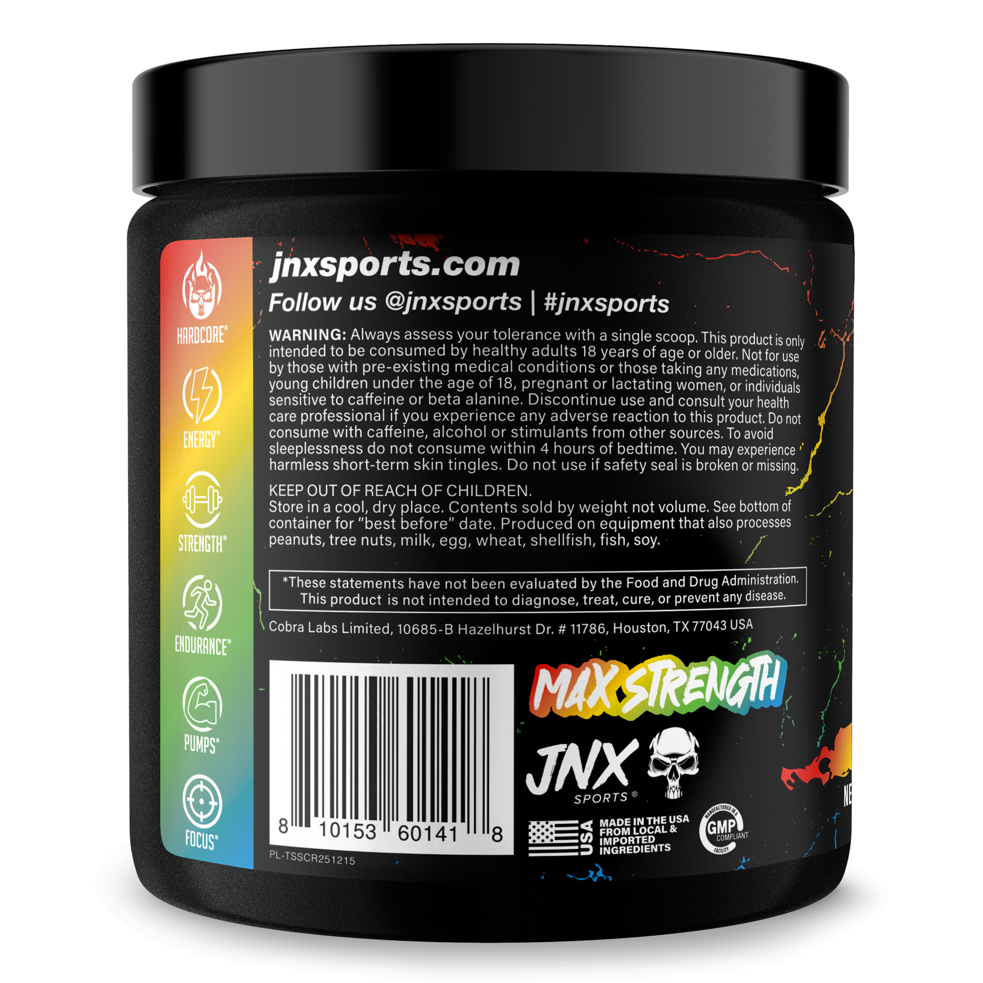 Pre Workout Energy Focus Gym Performance Supplement