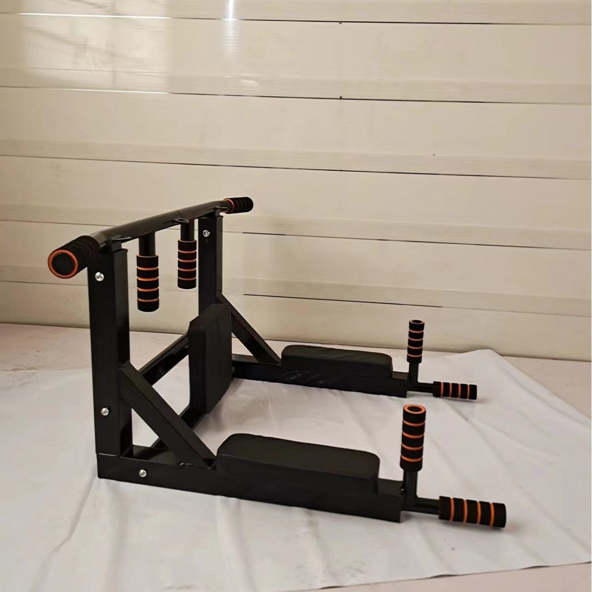 Wall-Mounted Indoor Outdoor Sandbag Rack Pull-Up Fitness Training Equipment