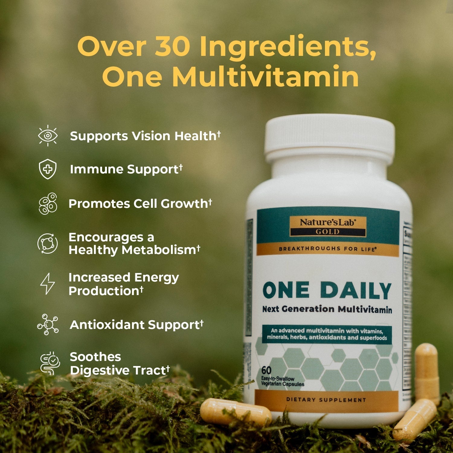 Gold One Daily Multivitamin Complete Nutrition Support