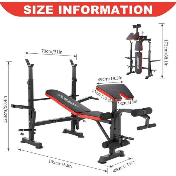 All-in-One Home Gym Total Body Fitness Training Equipment System