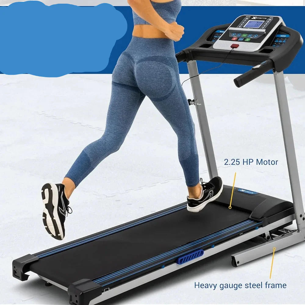Foldable Compact Treadmill Home Fitness Machine Running Walking Equipment