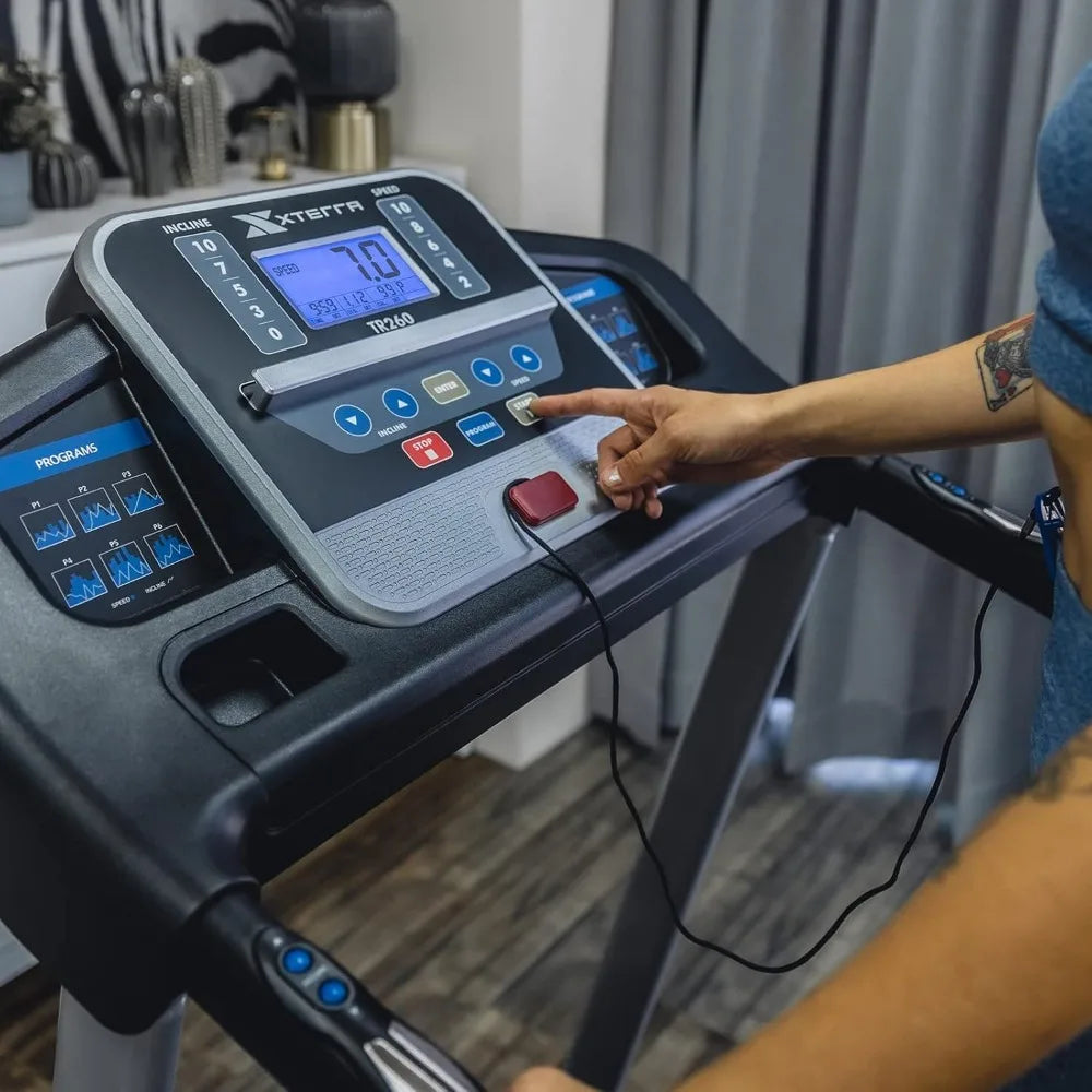 Foldable Compact Treadmill Home Fitness Machine Running Walking Equipment