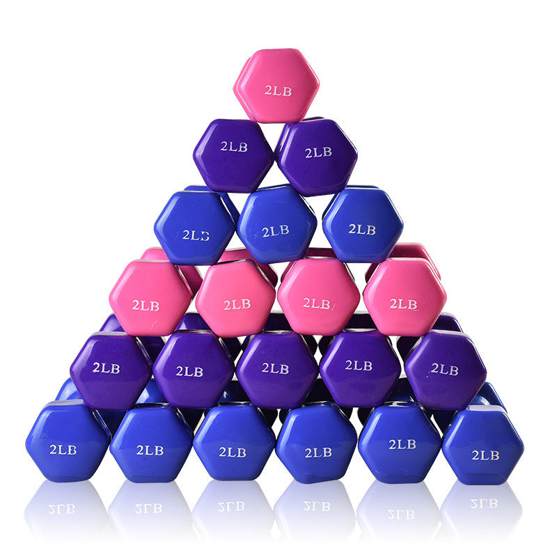 Hexagonal Dumbbells Set Home Fitness Arm Slimming Training Equipment