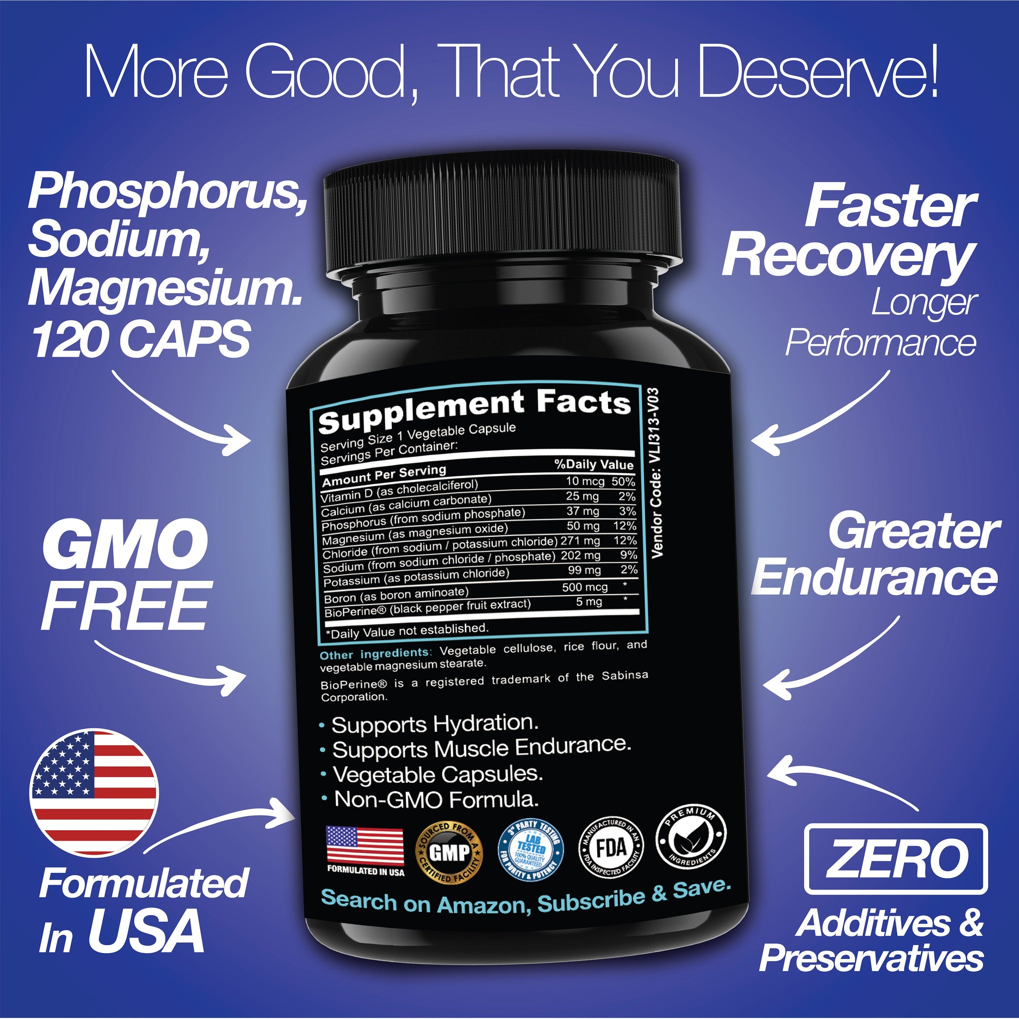 Rapid Rehydr8 Electrolyte Capsules Muscle Recovery Hydration Endurance Support