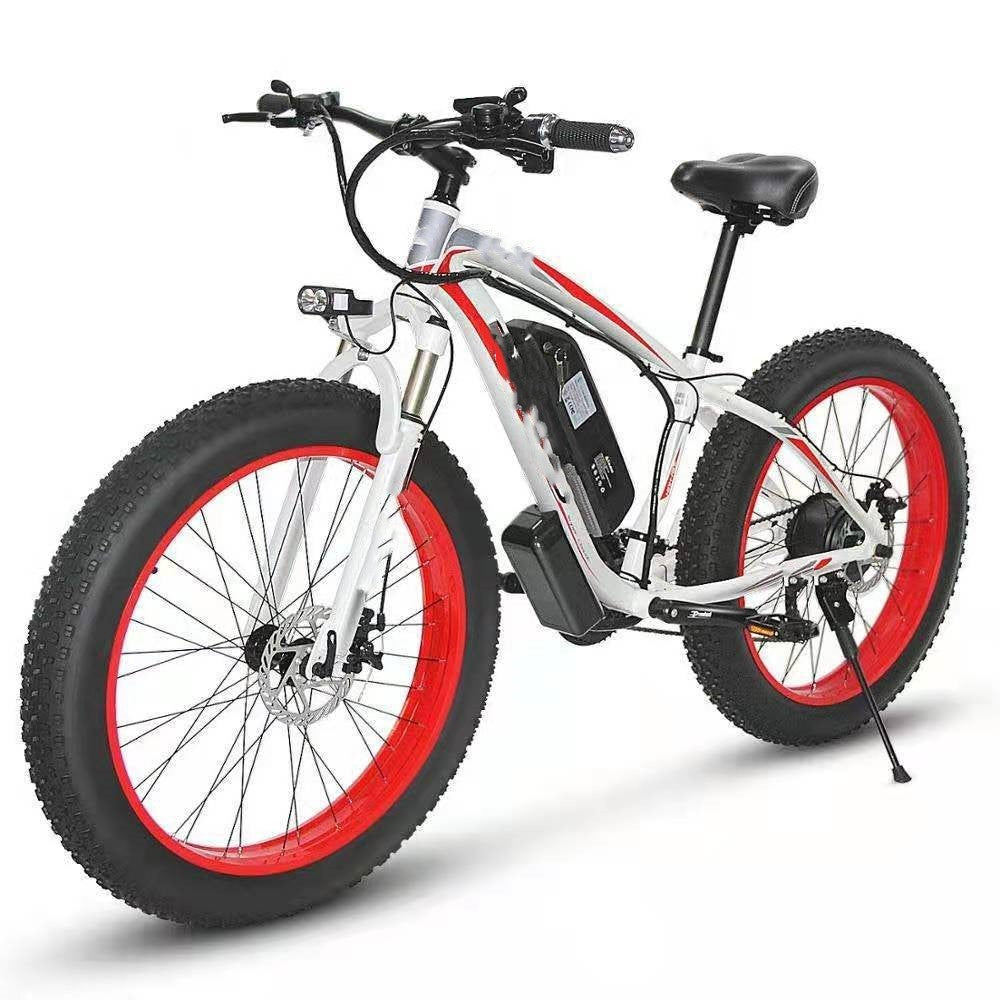 Electric Mountain Bike 21-Speed Lithium Battery Off Road Adventure