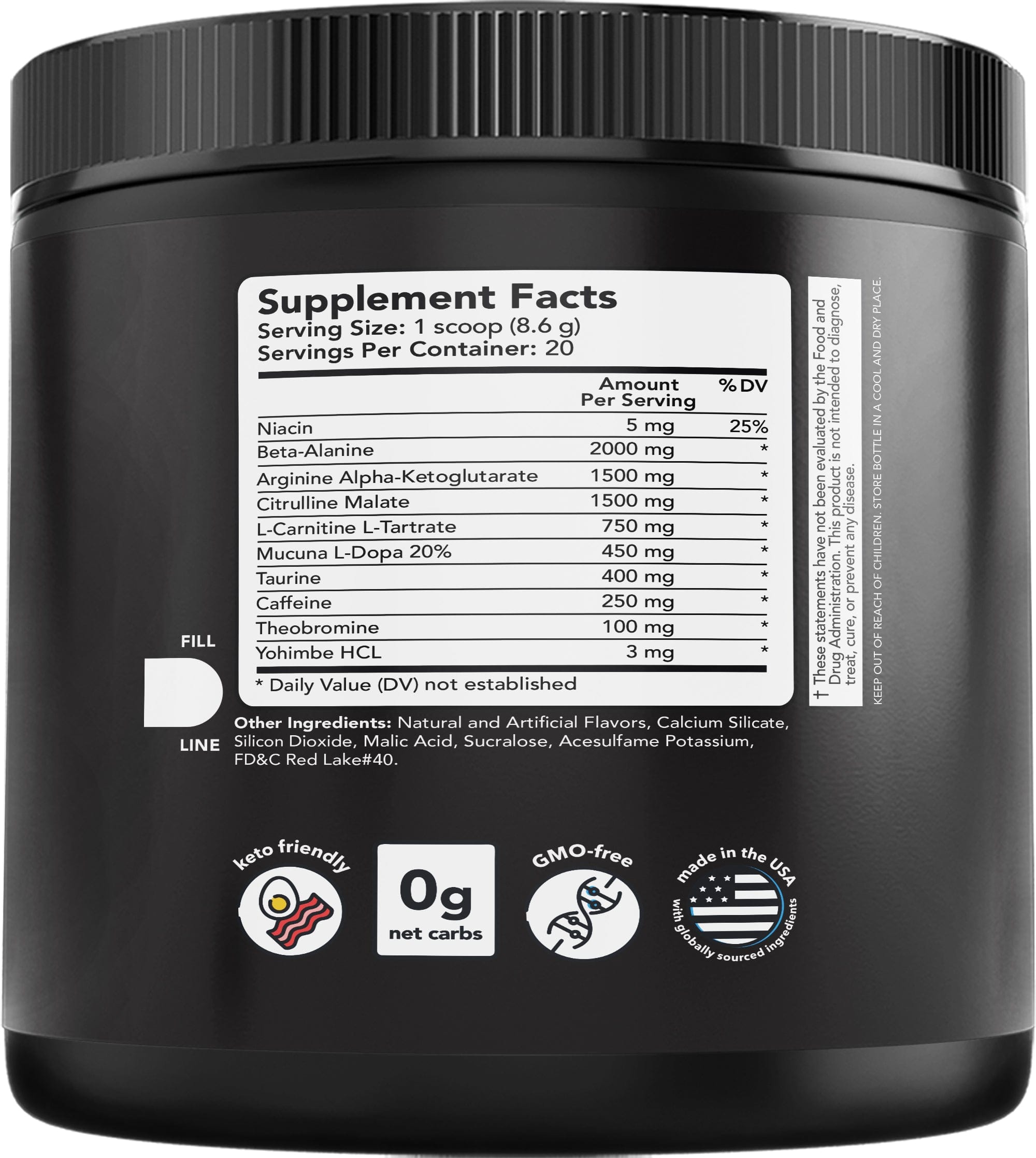 Watermelon Pre Workout Energy Focus Performance Training Supplement