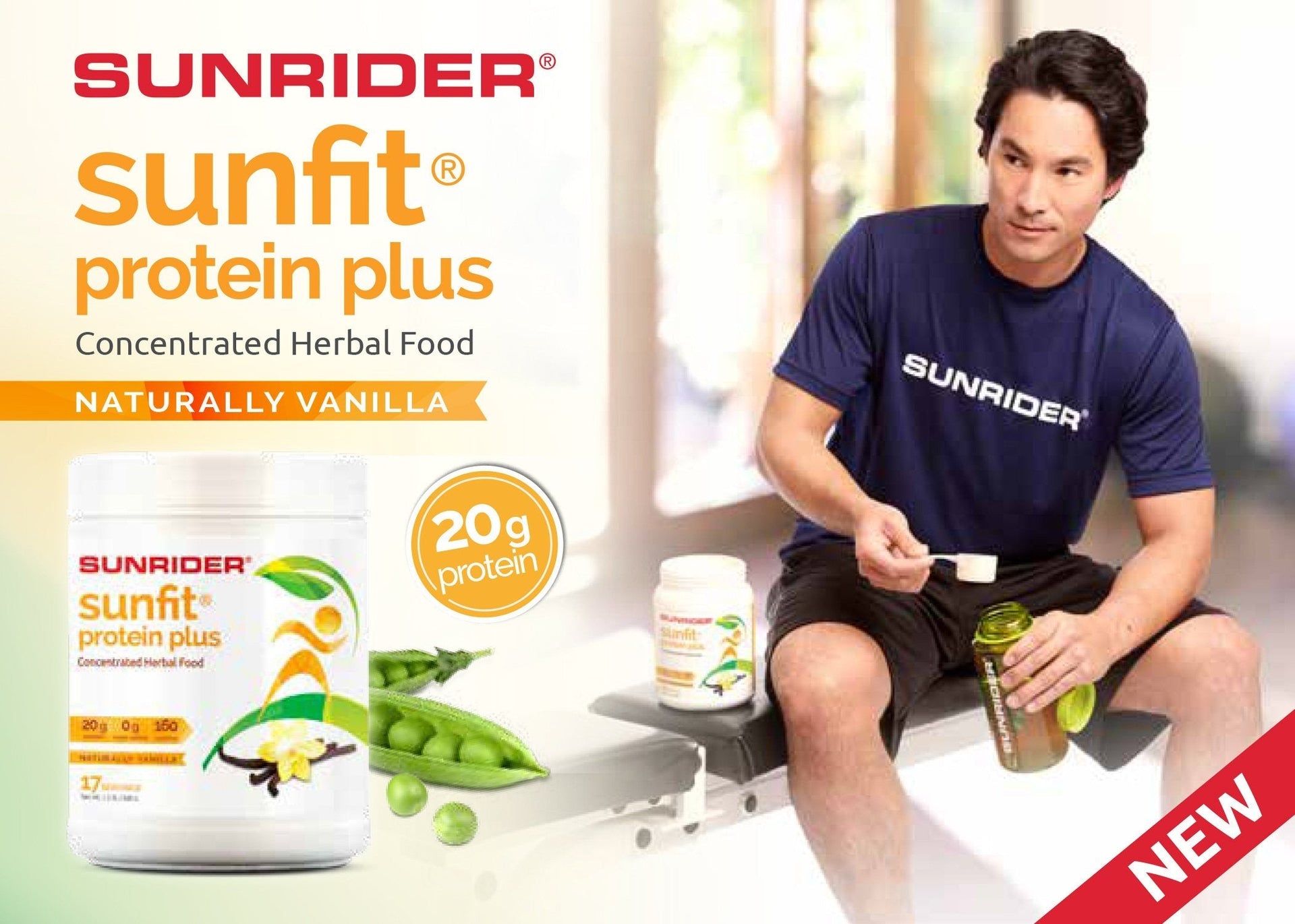Protein Plus Sunrider Unique Protein Powder Nutrition Drink Mix