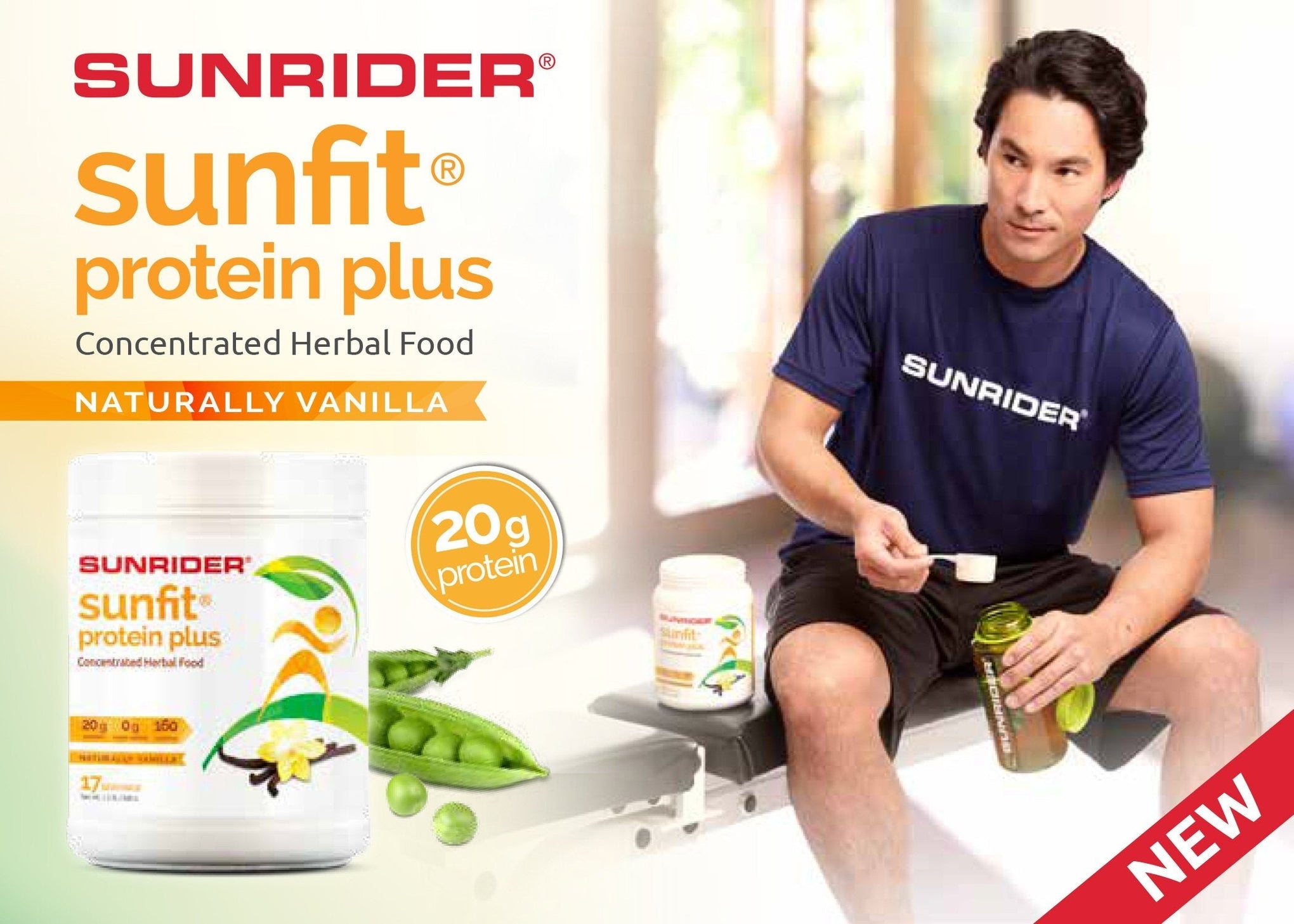 Protein Plus Sunrider Unique Protein Powder Nutrition Drink Mix